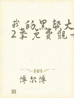 我的黑帮大佬第2季免费观看