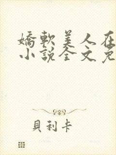 娇软美人在六零小说全文免费阅读