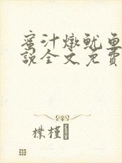 蜜汁炖鱿鱼2小说全文免费阅读