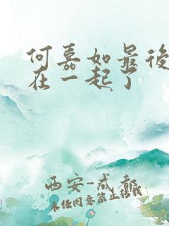 何嘉如最后和谁在一起了