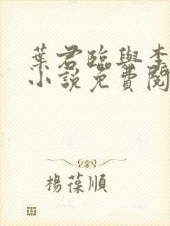 叶君临与李子柒小说免费阅读