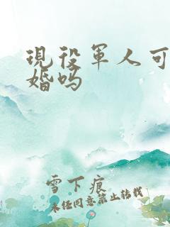 现役军人可以离婚吗