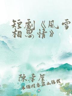 短剧《风雪无尽相思情》