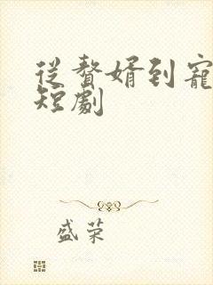 从赘婿到宠臣 短剧