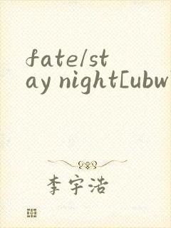 fate/stay night[ubw]