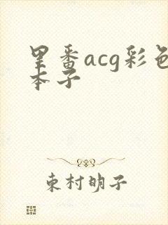 里番acg彩色本子