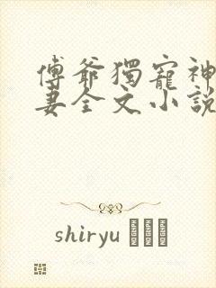 傅爷独宠神秘娇妻全文小说