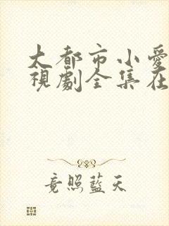 大都市小爱情电视剧全集在线观看