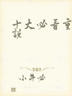 十大必看重生小说