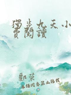 独步九天小说免费阅读