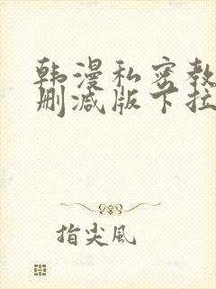 韩漫私密教学无删减版下拉式动漫