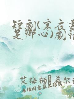 短剧(寒夜尽处是卿心)剧情介绍