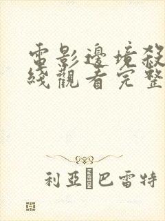 电影边境杀手在线观看完整版在线