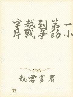 穿越到第一次鸦片战争的小说