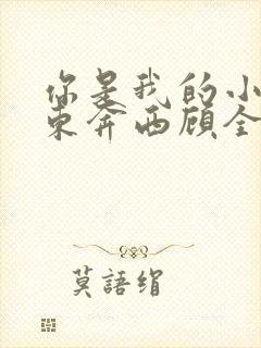 你是我的小确幸东奔西顾全文