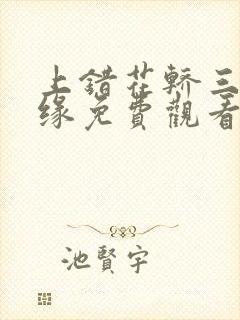 上错花轿三嫁奇缘免费观看