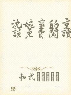 沈婉宁的重生小说免费阅读