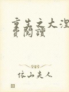 重生之大涅磐免费阅读