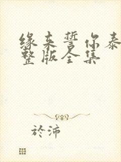 缘来誓你泰剧完整版全集