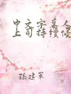 中文字幕人妻被上司持续侵犯