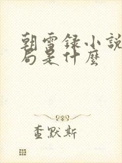 朝雪录小说大结局是什么