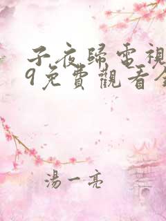 子夜归电视剧19免费观看全集高清