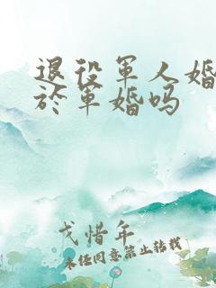 退役军人婚姻属于军婚吗