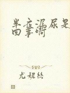 半夜漏尿是怎么回事啊