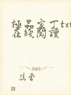 极品家丁txt在线阅读