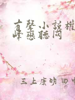 有声小说权力巅峰恋听网