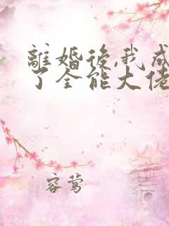 离婚后,我成为了全能大佬