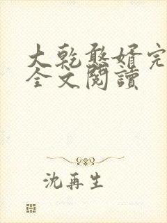大乾憨婿完整版全文阅读