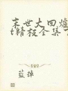 末世大回炉txt精校全集下载