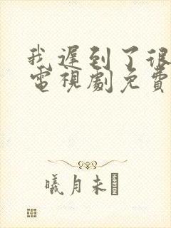 我迟到了很多年电视剧免费观看