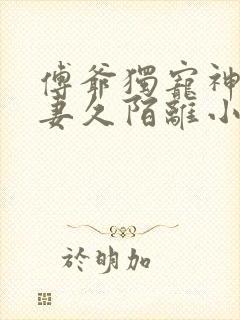 傅爷独宠神秘娇妻久陌离小说