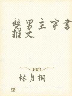 双男主穿书小说推文