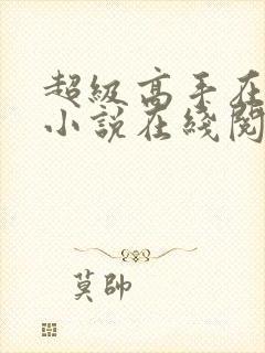 超级高手在都市小说在线阅读