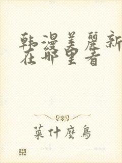 韩漫美丽新世界在哪里看