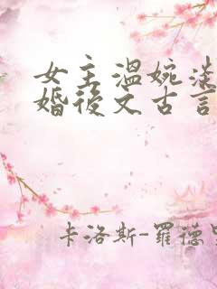 女主温婉淡然的婚后文古言