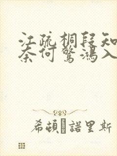 江疏桐段知许《奈何惊鸿入我心》短剧