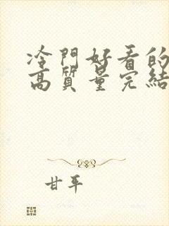 冷门好看的小说高质量完结