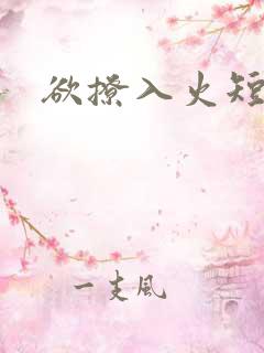 欲撩入火短剧