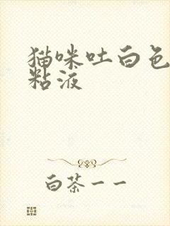 猫咪吐白色泡沫粘液