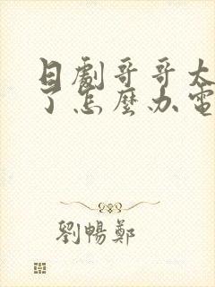 日剧哥哥太爱我了怎么办电视剧免费观看