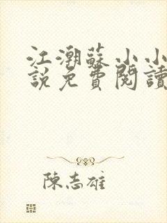 江潮苏小小的小说免费阅读全文