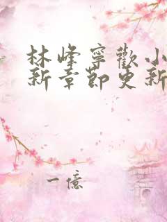 林峰宁欢小说最新章节更新信息