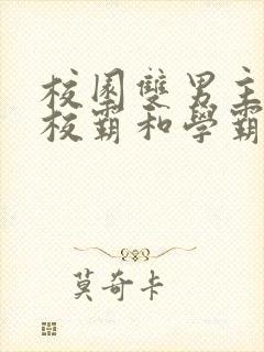 校园双男主小说校霸和学霸