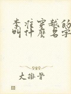 李准穿越的小说叫什么名字