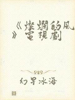 《灿烂的风和海》电视剧