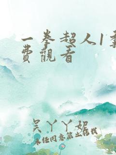 一拳超人1季免费观看